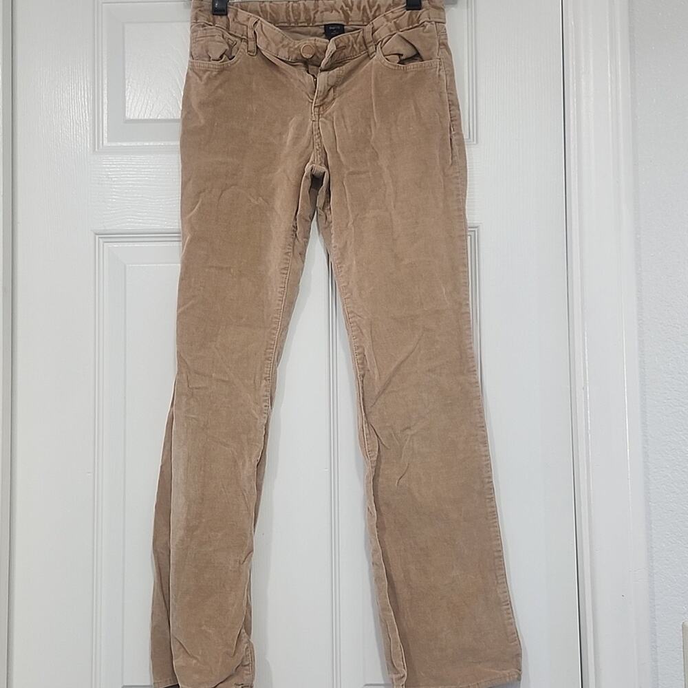 GAP Tan Corduroy Jeans with Straight Leg Cut